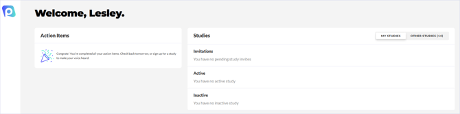 Dashboard_My Studies